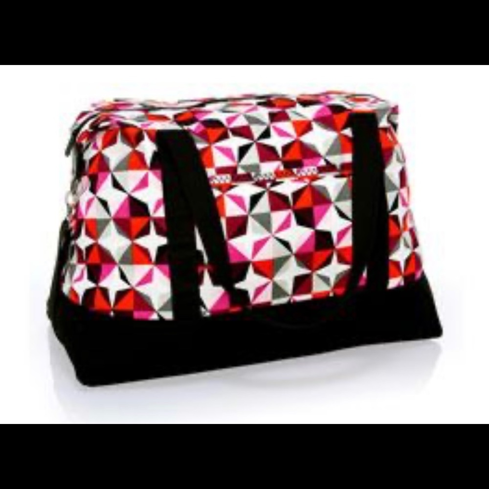 New- Thirty-One Retro Metro Weekender origami Pop From smokefree pet free home